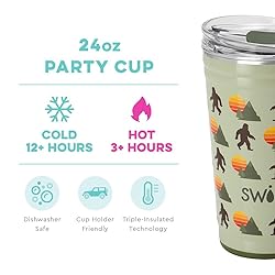 Swig Life 24oz Party Cup, Stackable Insulated