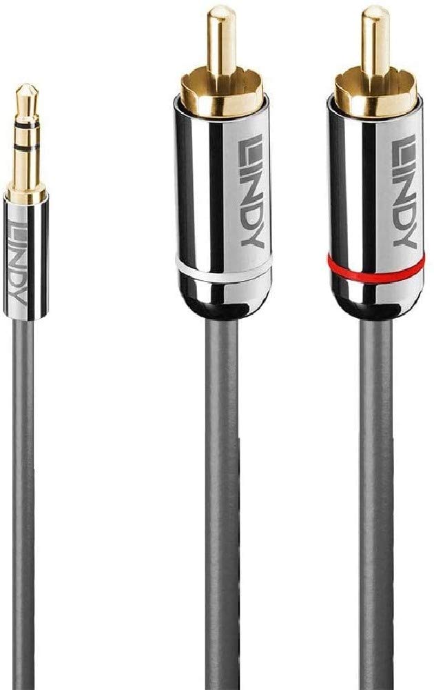 LINDY 10m 3.5mm to Phono Audio Cable, Cromo Line