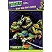 Teenage Mutant Ninja Turtles TMNT Party Supplies Bundle Pack Includes Plates, Cups, Napkins, Table Cover, Crepe Streamer, Favor Loot Bags, Stickers, Masks, Skateboards - Total 90 Pieces