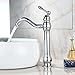 Rozin Bathroom Single Lever Vessel Sink Faucet Rotatable Spout Countertop Mixer Tap Chrome Finish