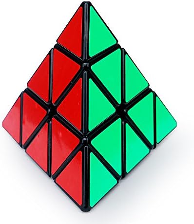 JUJUISM Pyraminx Stickerless Speed Cube Triangle Cube Puzzle