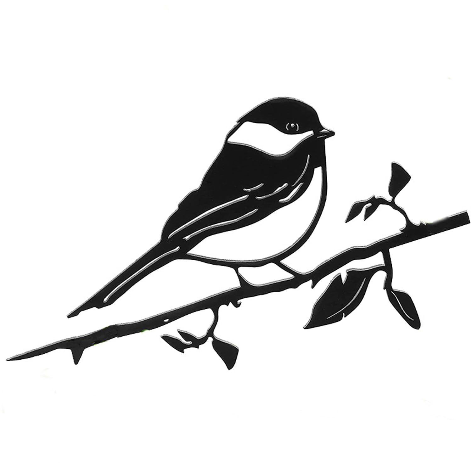 ARJDXDP Metal Robin Bird Garden Ornament - Lovely Home and Garden Art Decor - Chic Metal Bird Design