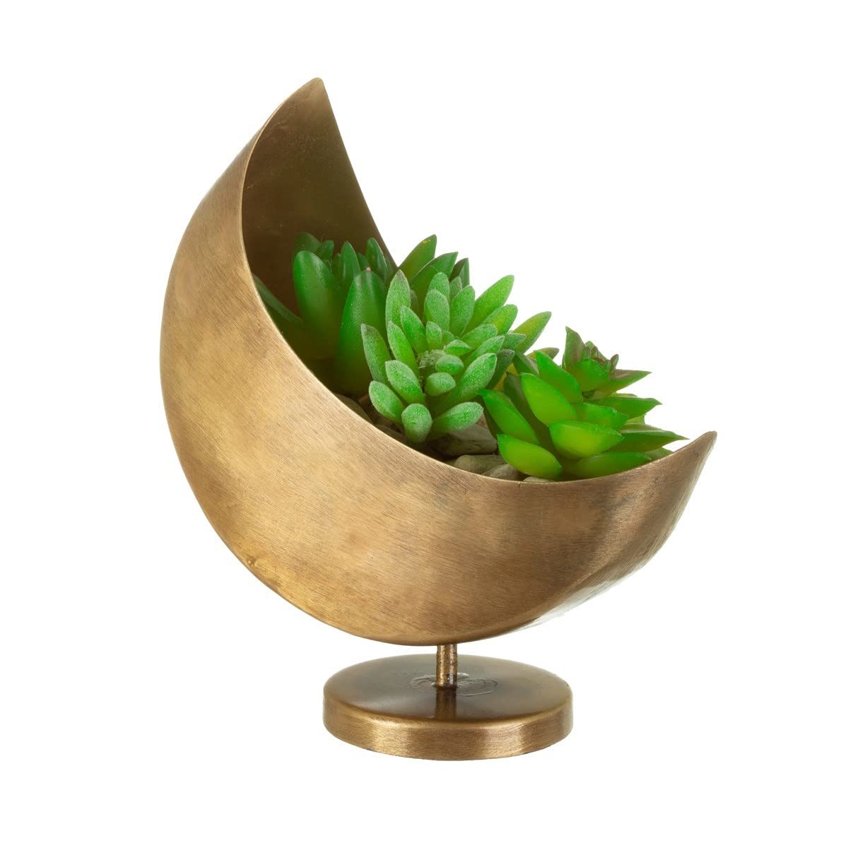 Sass & Belle Mini Celestial Moon Gold Planter