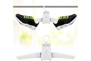 JADPES Portable Dryer, Portable Clothes Dryer, Clothes Dryer Foldable, Travel Portable Electric Clothes Drying Hanger Dryer Rack Machine Foldable Dryer Dryer Machine for Socks Bras Lingerie