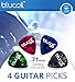 Jim Dunlop DVP4 Volume (X) Mini Pedal for Electric Guitars Bundle with 2-Pack of Hosa 5-FT Straight Instrument Cable (1/4in), Blucoil 2-Pack of Pedal Patch Cables, and 4-Pack of Celluloid Guitar Picks