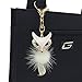 Pardao Beautiful Cute Fox pom pom Fur Ball Keychain - Best Gift for Girls Women Girlfriend or Sister - Cool Bag Charm & Fashion Accessory