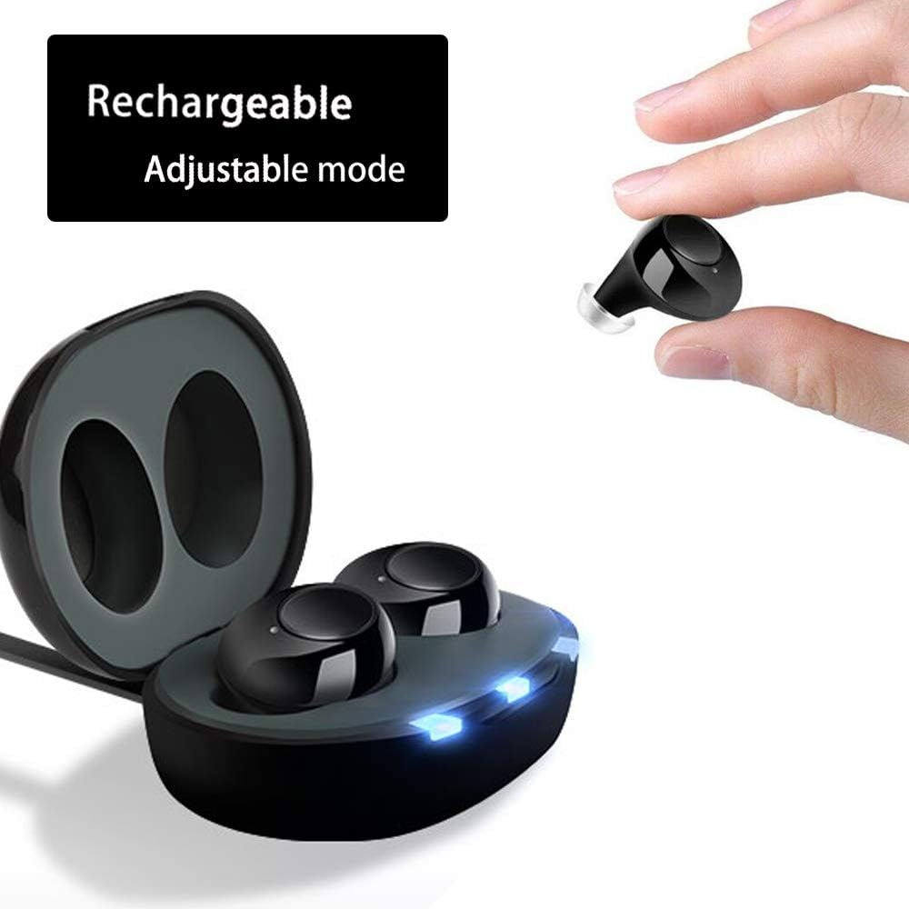Sound Amplifier with Noise Reduction Digital Hearing Function, USB Charging/Adjustable Mode/Three-Year Quality Assurance/FDA Certification