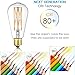 Leools 10W Edison Style Vintage LED Filament Light Bulb,100 Watt Equivalent Light Bulbs,Dimmable,Warm White 2700K,1200LM,ST64, E26 Medium Base Lamp, Antique Shape, (2 Pack)