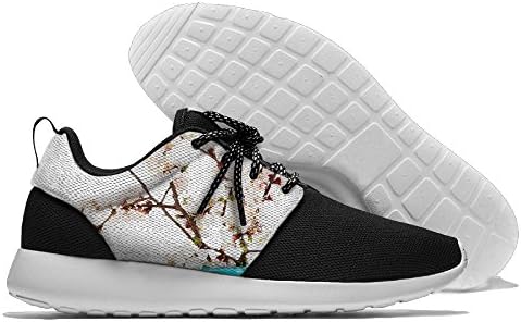 YU Yuyu Beautiful Blooming Branches In Vase Isolated On White Leisure Sports Shoes Printing Running Shoe