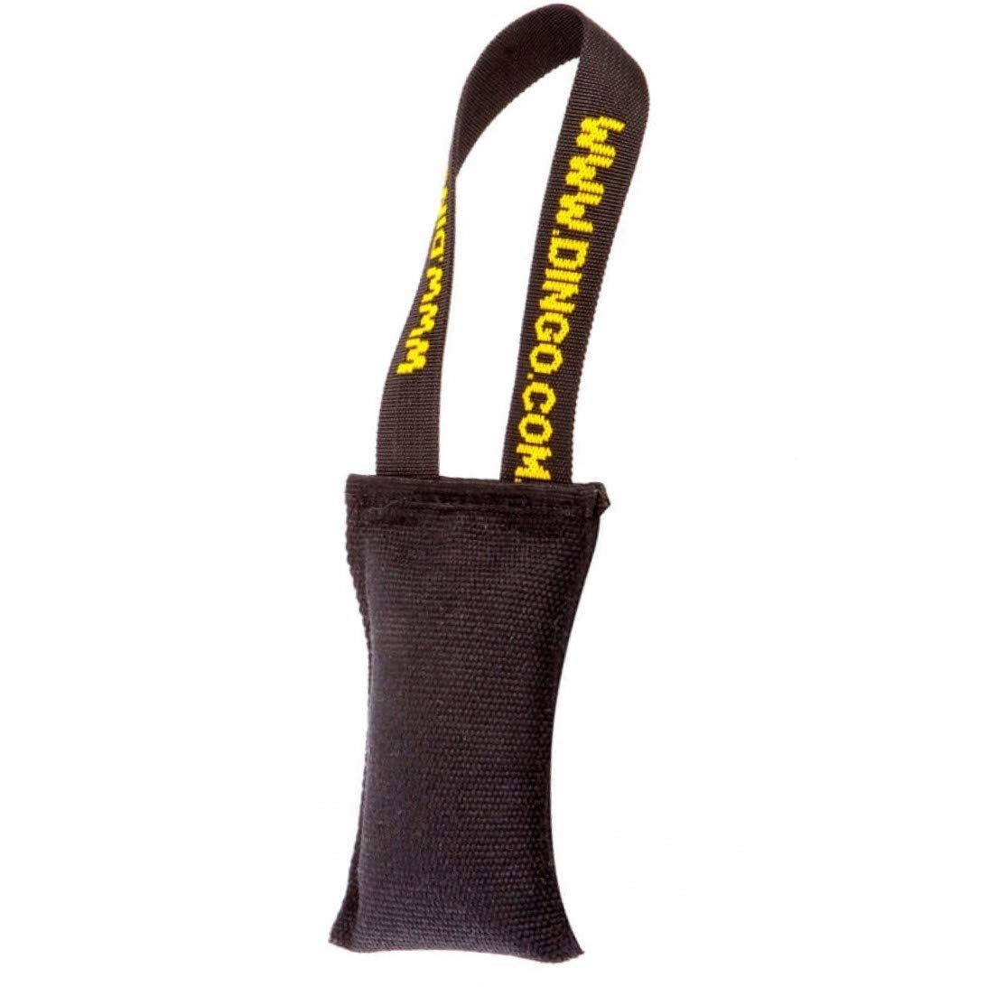 Dingo Agility Bite Tug for Dog, Handmade Toy Floating on the Water Black 15x6cm, 15600