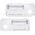 United Pacific 41618 Chrome Plastic Volvo Exterior Door Handle Cover (Set of 2)