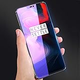 Jump Start Anti Blue Light [Eye Protect] 9H Hardness 3D Touch Compatible Shockproof Anti-Scratch Screen Protector for OnePlus 6