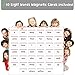 Attractivia Pre-K Sight Words Magnetic Flash Cards(Pre-Kindergarten) - 40 Sturdy Large Dolch Cards for Literacy of Beginning Readers, Homeschool, Teachers and ESL, Preschool