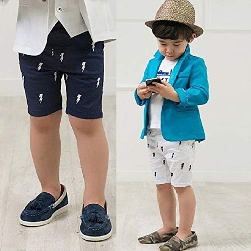 Baobao 子供服 Kids 男の子 刺繍 ショートパンツ 激安通販ショッピング サンダー柄 半ズボン キッズ ハーフパンツ
