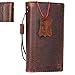 Genuine Leather Case for Apple Iphone 5 5S 5c SE Book Wallet Id soft Holder Cover Credit Cards slots Handmade brown Slim DavisCase
