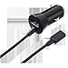 Nokia Asha 311 Smartphone 9W PowerFast Micro-USB In-Vehicle Car Charger with Extra USB Port and Accelerated Charging! 1.8A, 7ft/2.1M Cord (Black)