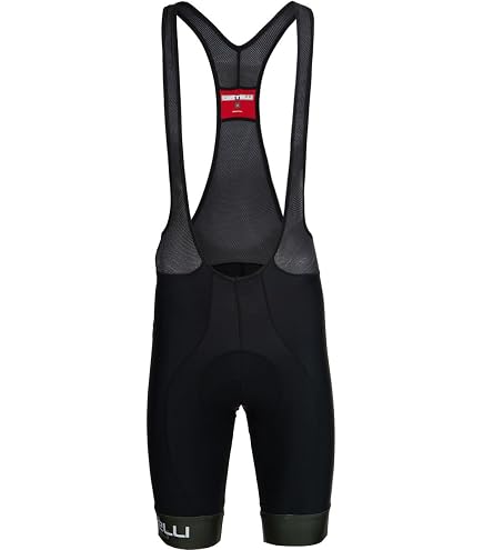 Amazon.com: CASTELLI, Entrata 2 Bib Knicker - Men's, Black, M