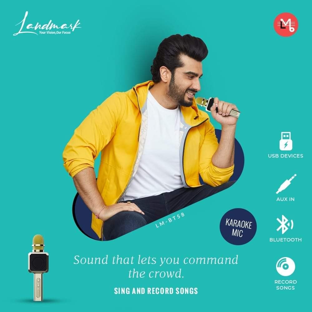 landmark karaoke mic lm bt55
