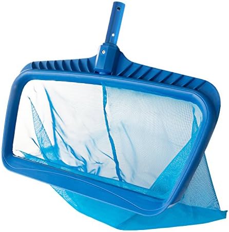 iGoods [ENLARGED &amp; STRONGERED] Swimming Pool Net, Pond Skimmer Net W/ Nice Deep Bag, Heavy Duty Swim Pool Leaf Rake for Leaves Debris, Great Mesh Filter Saver Basket for Water Tank, Hot Tub,Aquarium