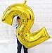 Helium Foil Digital balloons ,birthday holidays weddin party supply Golden 40