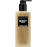 NEST New York Liquid Soap, Moroccan Amber - 10 fl oz - Cleanses & Nourishes Skin - Approx. 300 Pumps Per Bottle - Gluten Free & Cruelty Free