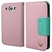 Galaxy S3 case,Case for Galaxy S3,Wallet case,Credit Card Holder,PU Leather Case,Flip Cover case,Galaxy SIII i9300 case[Pink]