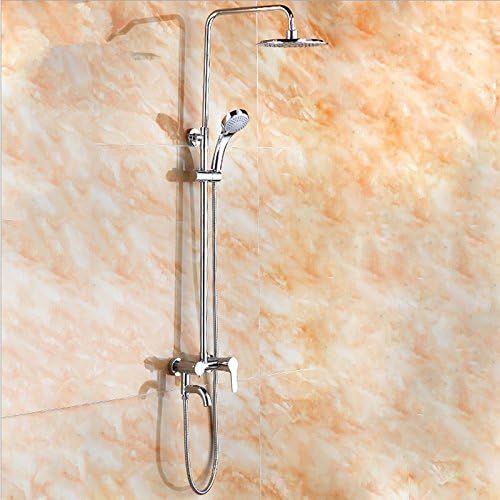 TOU Copper Concealed Third Gear Shower Set,Silver