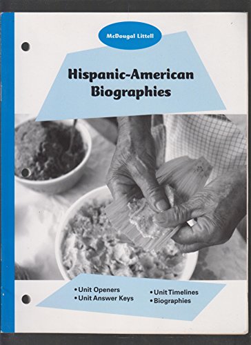 Creating America: Hispanic American Biographies (Holt Social Studies) by MCDOUGAL LITTEL