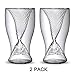 Homecube Creative Mermaid Handmade Glass Cup, Double High-temperature Glass of Red Wine, 2 Pack …