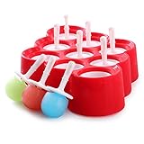 ZOLLOR Reusable Mini Pop Molds Silicone Popsicle Ice Cream Maker Kit CandyÂ ChocolateÂ Mould Round