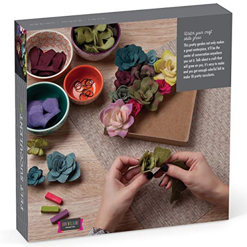 Craft Crush — Felt Succulents Craft Kit — Display Kit — Fun & Easy
