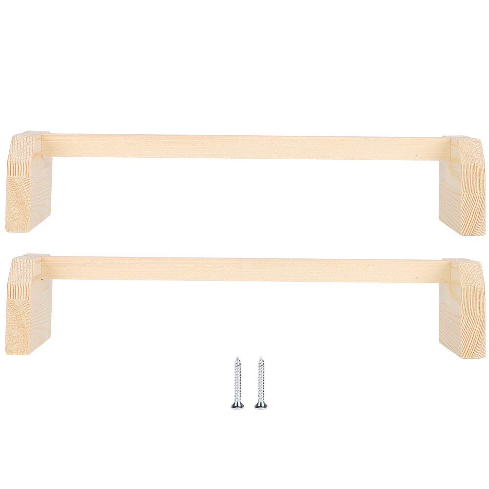 Zerodis Chicken Perch, 2pcs Chicken Natural Wooden Stand Rod Training Perch Stand Toy for Chicken Chicks Bird Parrot