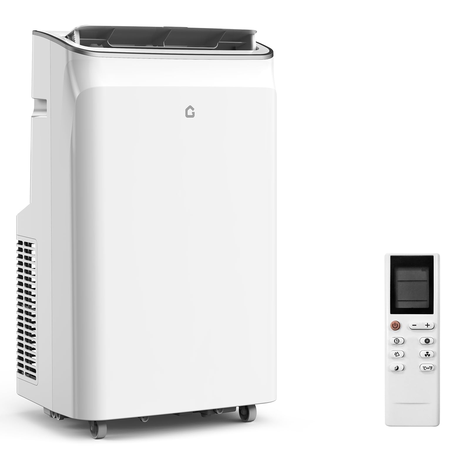 Photo 1 of 12,000 BTU Portable Air Conditioner, 3 in-1 Potable AC Unit with Dehumidifier & Fan, Sleep Mode, Remote & LED Panel, Cools 550 Sq.Ft., Quiet, White Top