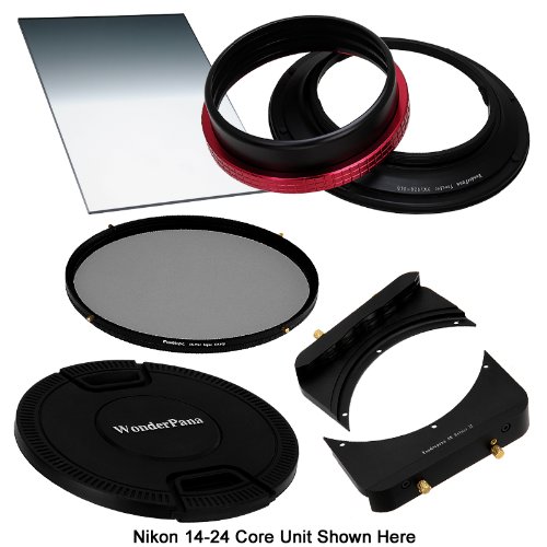 WonderPana FreeArc Essential CPL 0.6SE Kit - Core Filter Holder, Lens Cap, 66 Brackets, 0.6 Soft Edge Grad ND and 145mm CPL Filters for Nikon 14-24mm AF-S Zoom Nikkor f/2.8G ED AF Lens