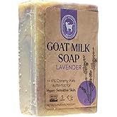 Honey Sweetie Acres Lavender Goat Milk Soap - Handmade 5 oz Bar, Made with Natural Ingredients, Moisturizing & Gentle, Made in the USA