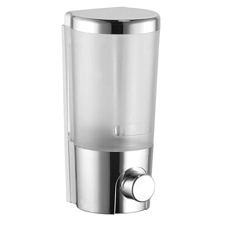 Tagve Liquid Soap Dispenser Shampoo Lotion Wall Mounted for Bathroom Kitchen in ABS Plastic