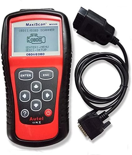 MaxiScan OBD-II/EOBD Scanner,OBD2 Scanner OBDII Code Reader, MS509,Scan Tool for Check Engine Light Universal Diagnostic for Car, SUV, Truck and Van