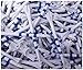 Champ Zarma Fly My Hite 3 1/4" Plastic Tees - White/Blue - 100 Tees in bulk