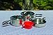 Texsport Backpackers Stainless Steel  Copper Bottom Outdoor Camping Cookware Cook Set with Storage Bagthumb 3