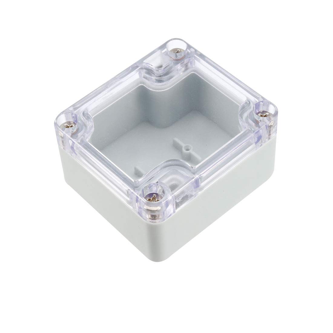 Sourcingmap 63mmx58mmx35mm(2.48x2.28x1.38inch) ABS Junction Box Universal Project Enclosure W PC Transparent Cover