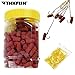 300pcs in 1 Bottle Grass Carp Red Baits Fishing Lures Fishing Baits