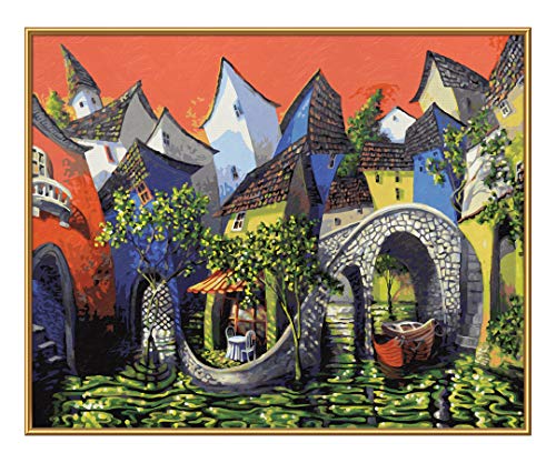 Schipper 609130823 Malen nach Zahlen - Holiday Memories by Miguel Freitas - Bilder malen für Erwachsene, inklusive Pinsel und Acrylfarben, 40 x 50 cm – Bild 4