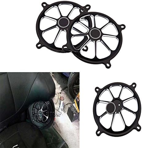 Rear Blade Speaker Trim Grill Cover For Harley Electra Tri Glide Pair 2014-2016