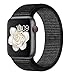 Misker Compatible with for Apple Watch Band 38mm 40mm 42mm 44mm Soft Lightweight Breathable Sport Replacement Band for Watch Series 5 4 3 2 1 (Pure Black, 38mm/40mm)