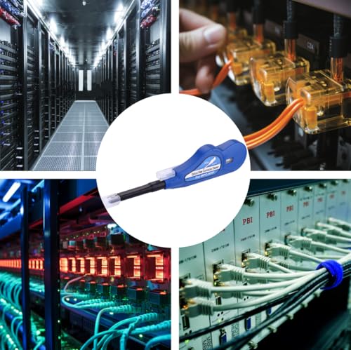 NovaGrowth Fiber Optic Cleaner for MTP/MPO Connector, Over 500 Times Cleans,Fiber Endface Cleans & Optical Connector Cleans(Blue)