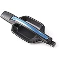 Outside Exterior Front Rear Door Handle Black with Chrome for Mitsubishi Pajero Montero MK3 2000-2006 (Rear Right)