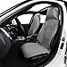 AUTOYOUTH Car Seat Cover Yoga Sweat Towel Seat Mat for Fitness, Gym, Running, Crossfit Workout, Beach Microfiber Auto Seat Protector Quick-Dry - 1PC, Gray