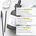 Foxbrim Naturals Pure VIRGIN Organic Castor Oil with Wand, Brush Kit - USDA Certified, Hexane-Free - Thicker Eye Lashes & Nourish Hair Nails 2 oz