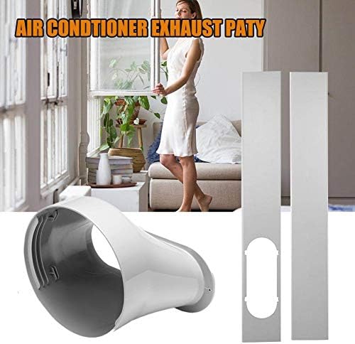 BriskBom Window Adapter - Window Kit Plate/Window Slide Kit Plate for Portable Air Conditioner Exhaust Hose Connector 3pcs