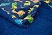 Elegant Home Kids Soft & Warm Sherpa Baby Toddler Boy Sherpa Blanket Dark Blue Navy Dinosaurs Jurassic Park Printed Borrego Stroller or Toddler Bed Blanket Plush Throw 40X50# Dinosaur Navy